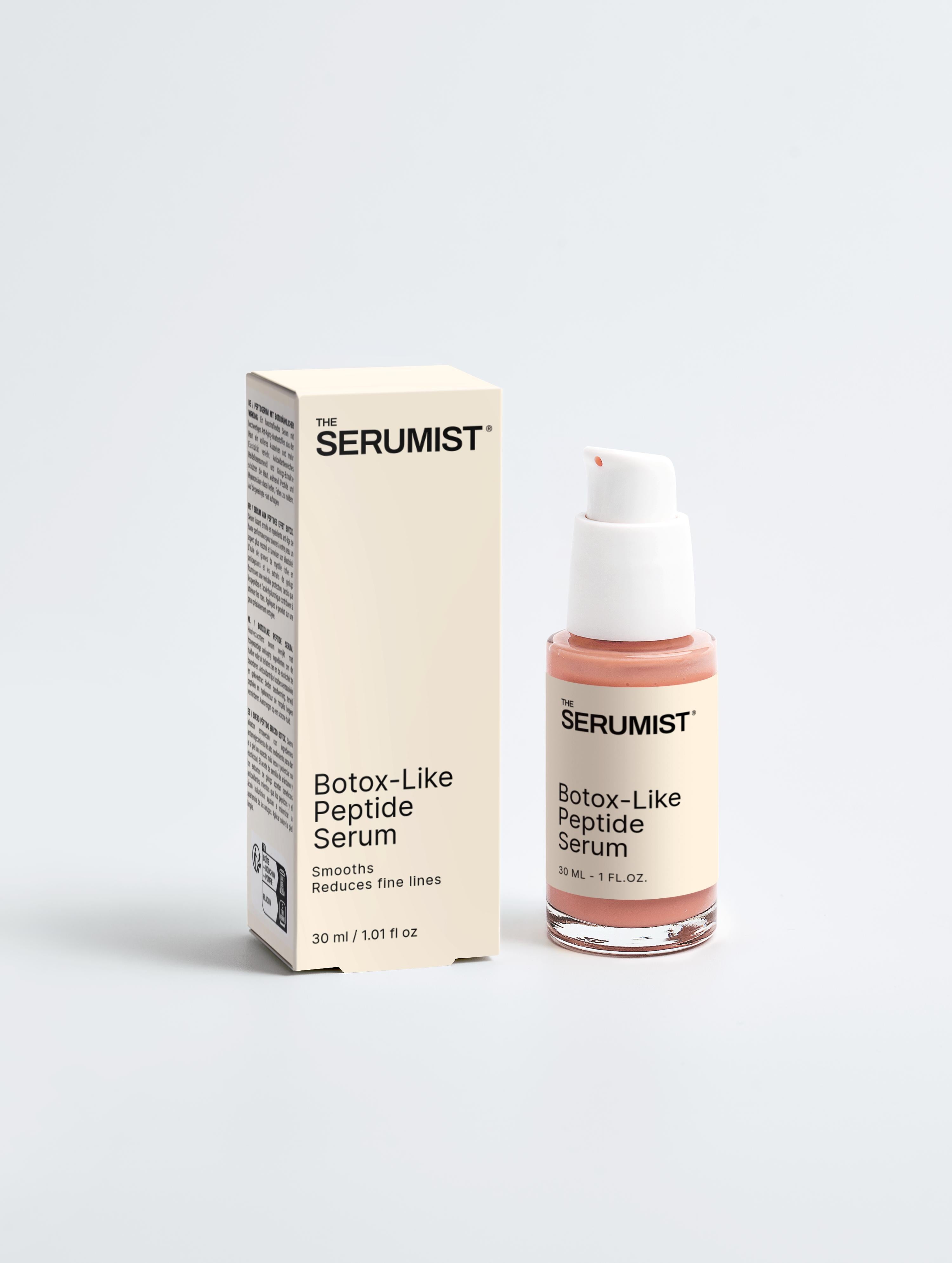 Sérum peptidique de type Botox